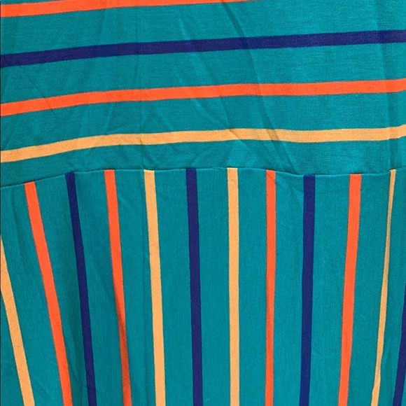 NWT Lularoe Julia Striped Day Dress XL - Picture 5 of 8